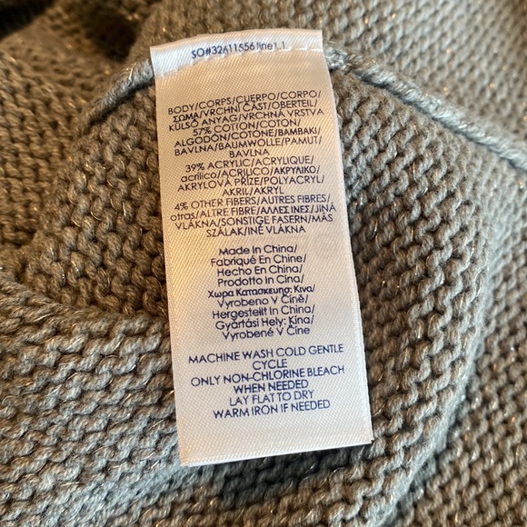 Chap’s Grey With Silver Shimmer Sweater - Picture 8 of 10